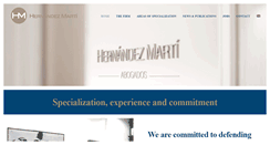 Desktop Screenshot of hernandez-marti.com